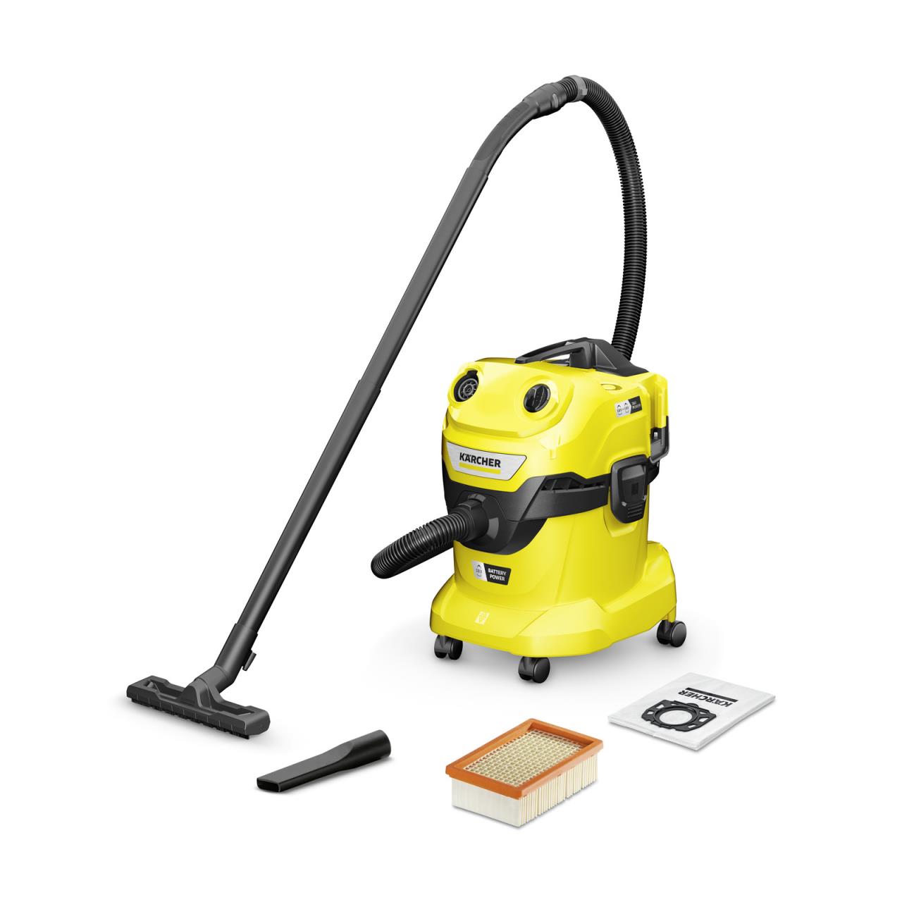 Sauger WD 4-18 Dual V-20/22 - Grundgerät ohne Akku und Ladegerät