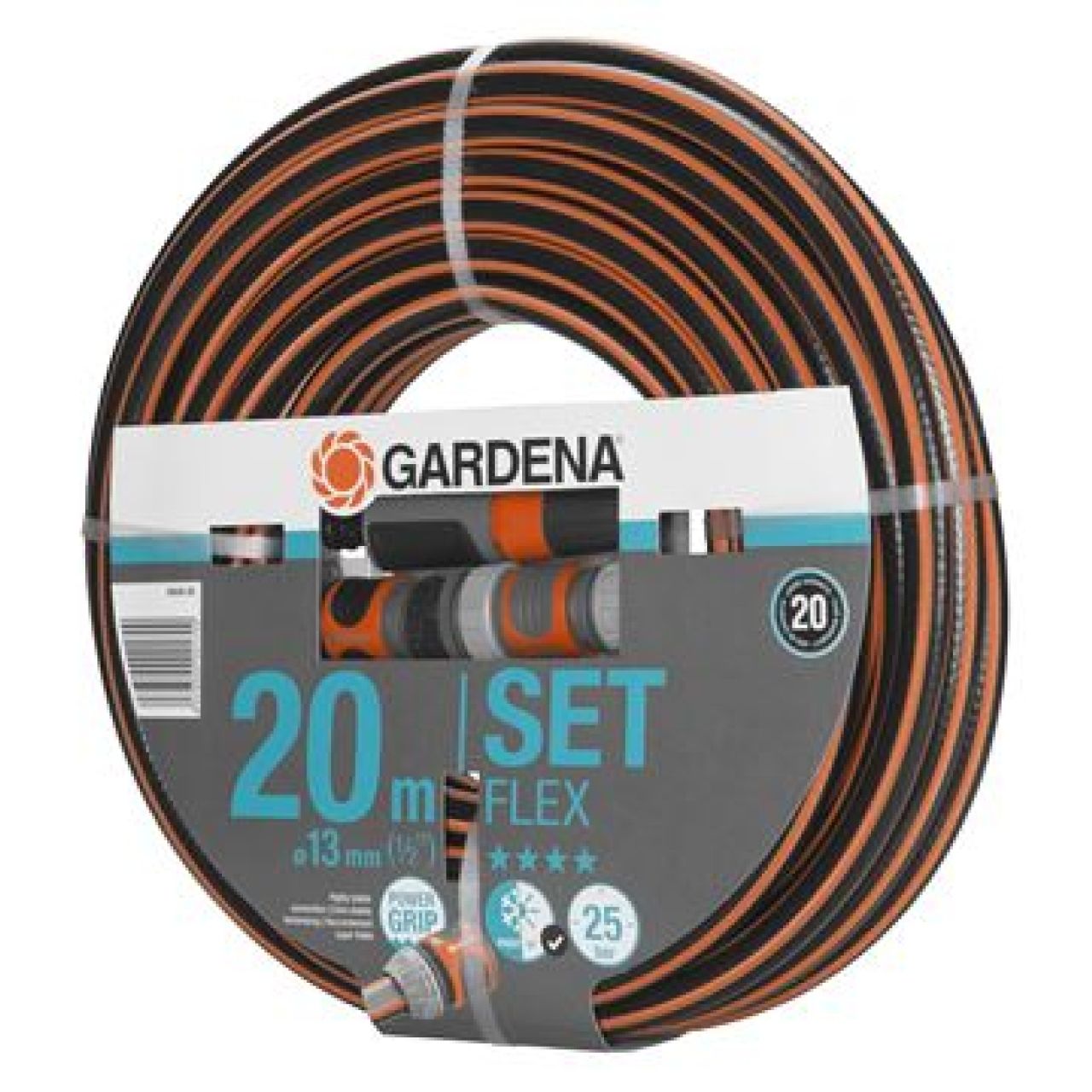 Gardena Comfort FLEX Schlauch 13 mm (1/2''), 20 m Inkl. Systemteile